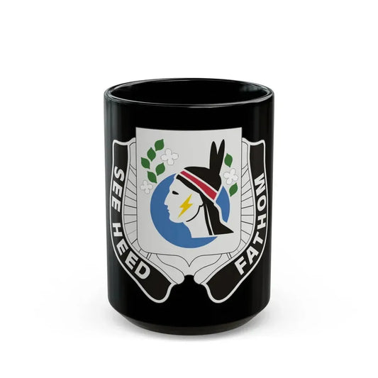 635 Military Intelligence Battalion (U.S. Army) Black Coffee Mug 15oz - Go Mug Yourself