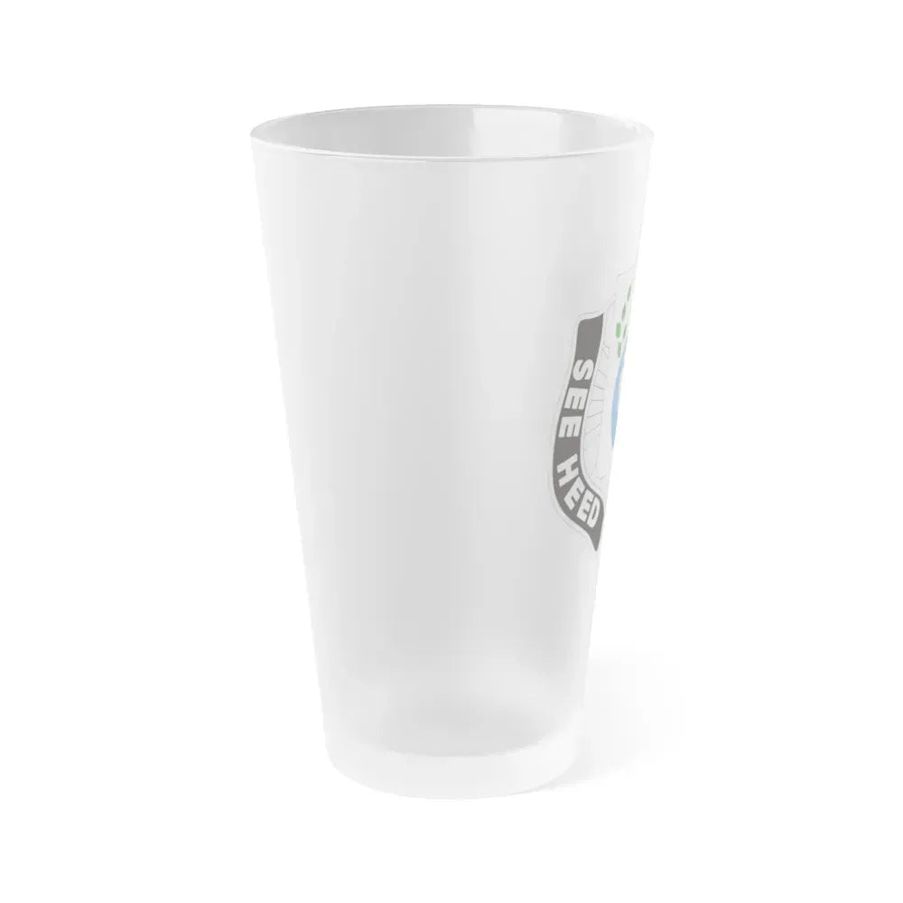 635 Military Intelligence Battalion (U.S. Army) Frosted Pint Glass 16oz - Go Mug Yourself