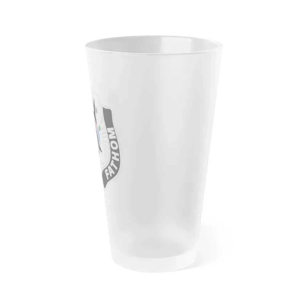 635 Military Intelligence Battalion (U.S. Army) Frosted Pint Glass 16oz - Go Mug Yourself