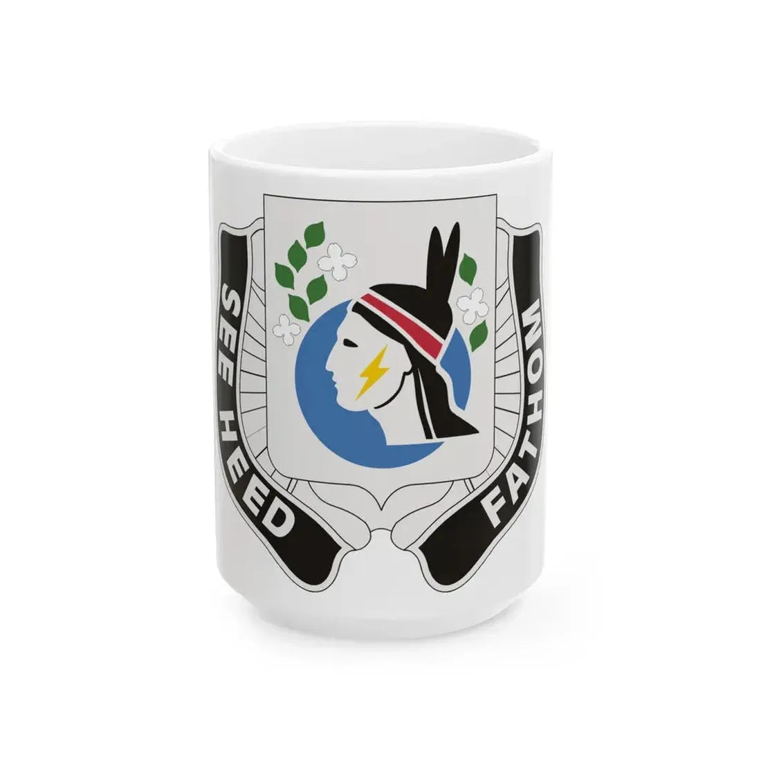 635 Military Intelligence Battalion (U.S. Army) White Coffee Mug 15oz - Go Mug Yourself