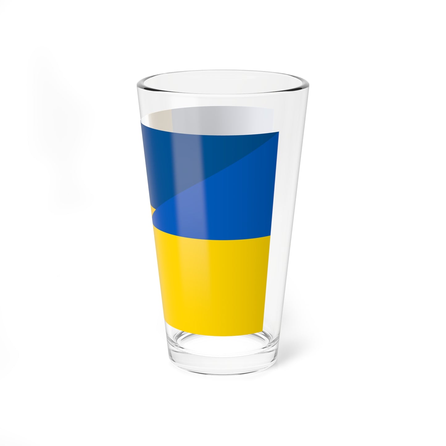 Flag of Sweden and Ukraine (Sweden) Pint Glass 16oz