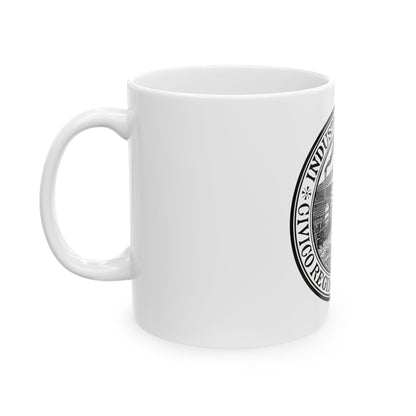 Seal of Holyoke Massachusetts - White Coffee Mug