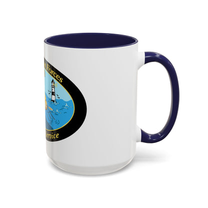 USCG Office of Boat Forces (U.S. Coast Guard) Accent Coffee Mug