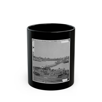 Port Royal, Va. The Rappahannock River Front During The Evacuation (U.S. Civil War) Black Coffee Mug