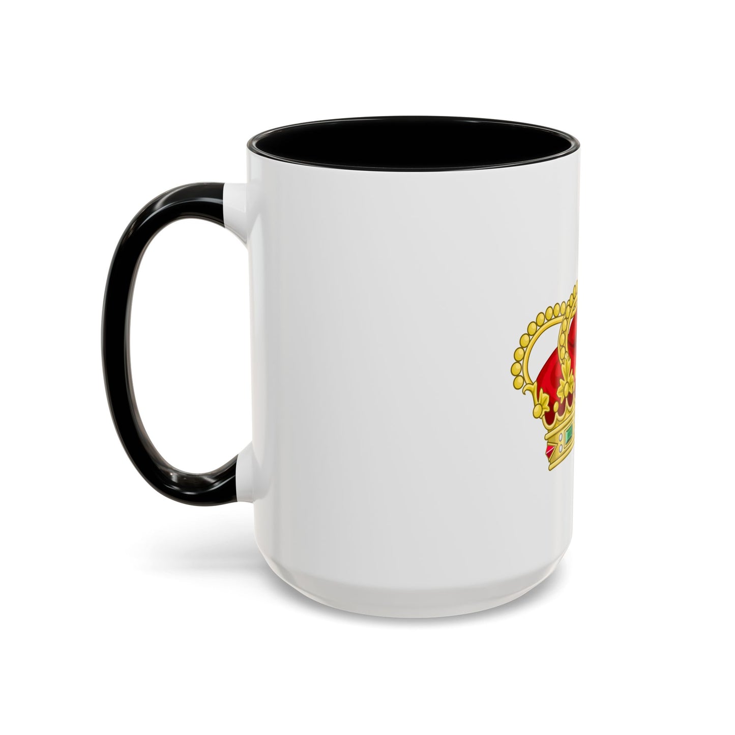 Heraldic Royal Crown of Portugal - Eight Arches - Accent Coffee Mug