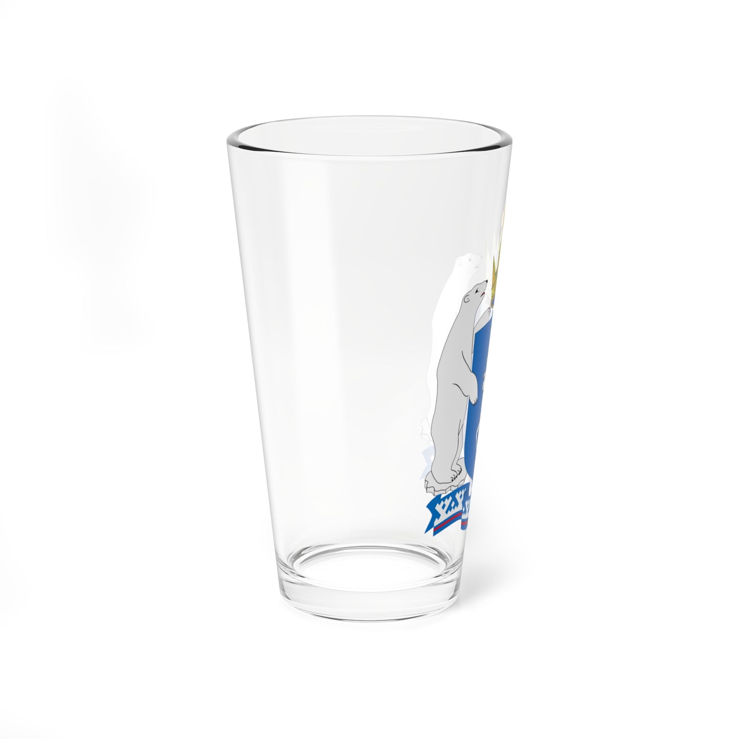 Coat of Arms of Yamal Nenetsia (Russia) (Coat of Arms) Pint Glass 16oz