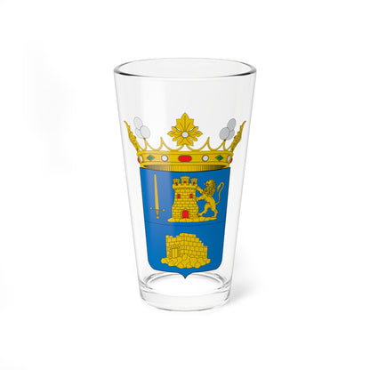 Escudo de Alhama de Murcia (Spain) (Coat of Arms) Pint Glass 16oz
