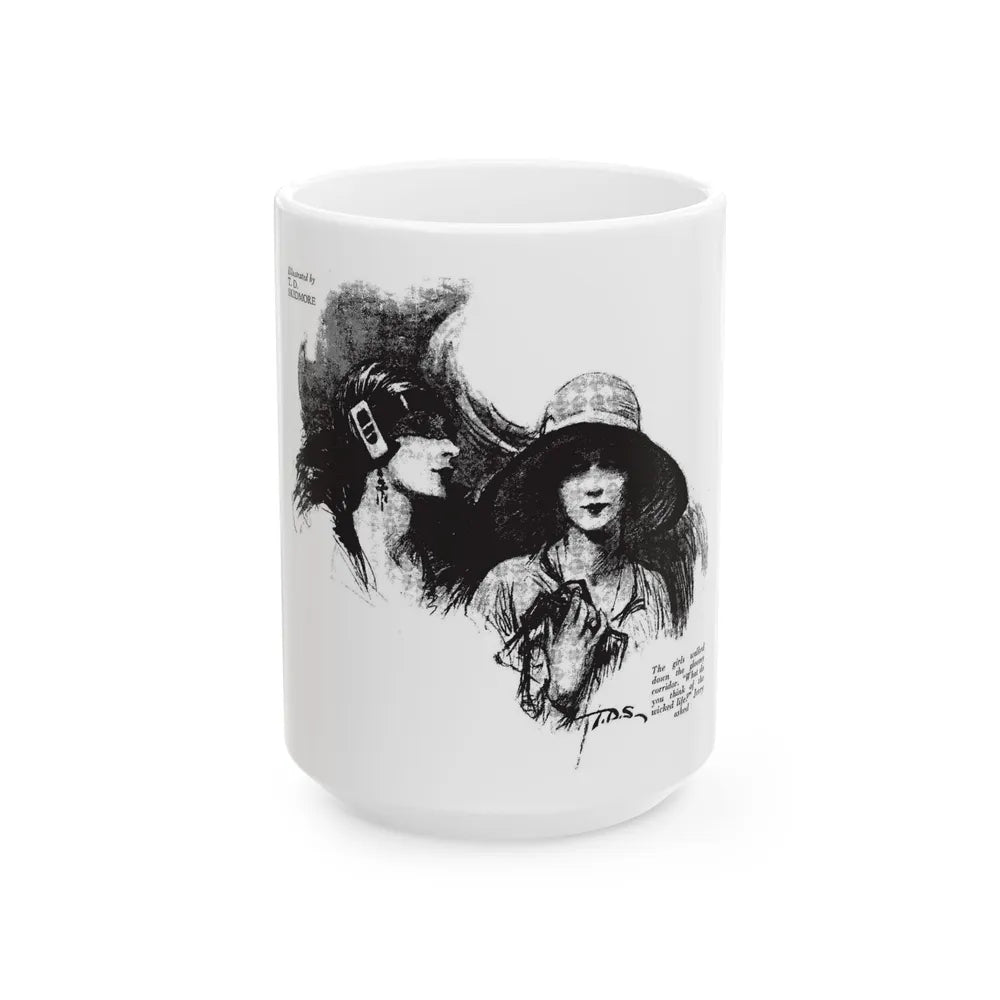 Free, White and Female (2), Collier's, February 25, 1928 - White Coffee Mug-15oz-Go Mug Yourself