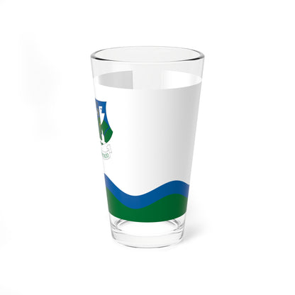 Flag of Monyorod (Hungary) Pint Glass 16oz