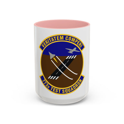 773 Test Squadron AFMC (U.S. Air Force) Accent Coffee Mug