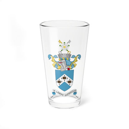 UoY CoA updated (United Kingdom) (Coat of Arms) Pint Glass 16oz