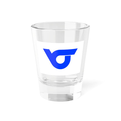 Flag of Hirokawa Fukuoka (Japan) Shot Glass 1.5oz
