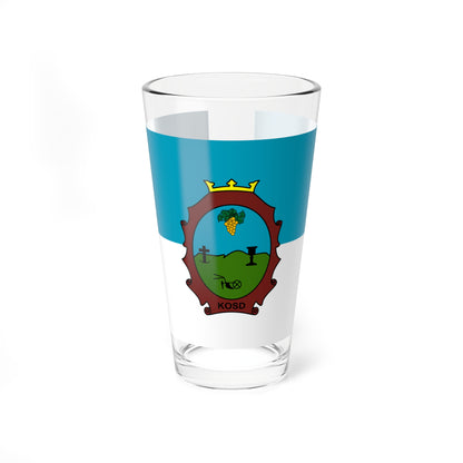 Flag of Kosd (Hungary) Pint Glass 16oz