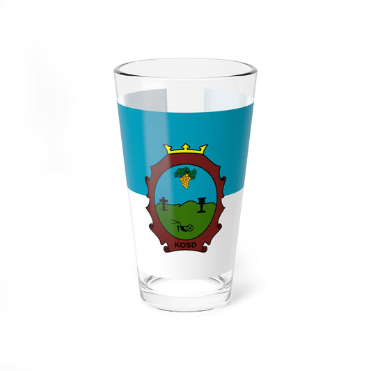 Flag of Kosd (Hungary) Pint Glass 16oz