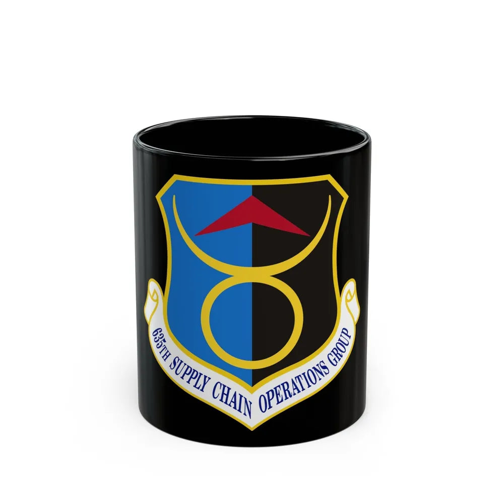 635th Supply Chain Operations Group (U.S. Air Force) Black Coffee Mug-11oz-Go Mug Yourself