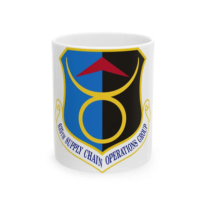 635th Supply Chain Operations Group (U.S. Air Force) White Coffee Mug-11oz-Go Mug Yourself