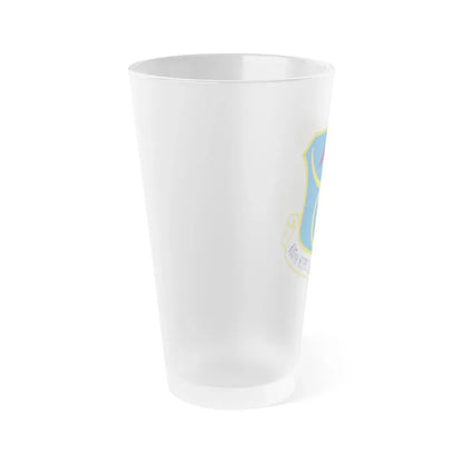 635th Supply Chain Operations Group (U.S. Air Force) Frosted Pint Glass 16oz - Go Mug Yourself