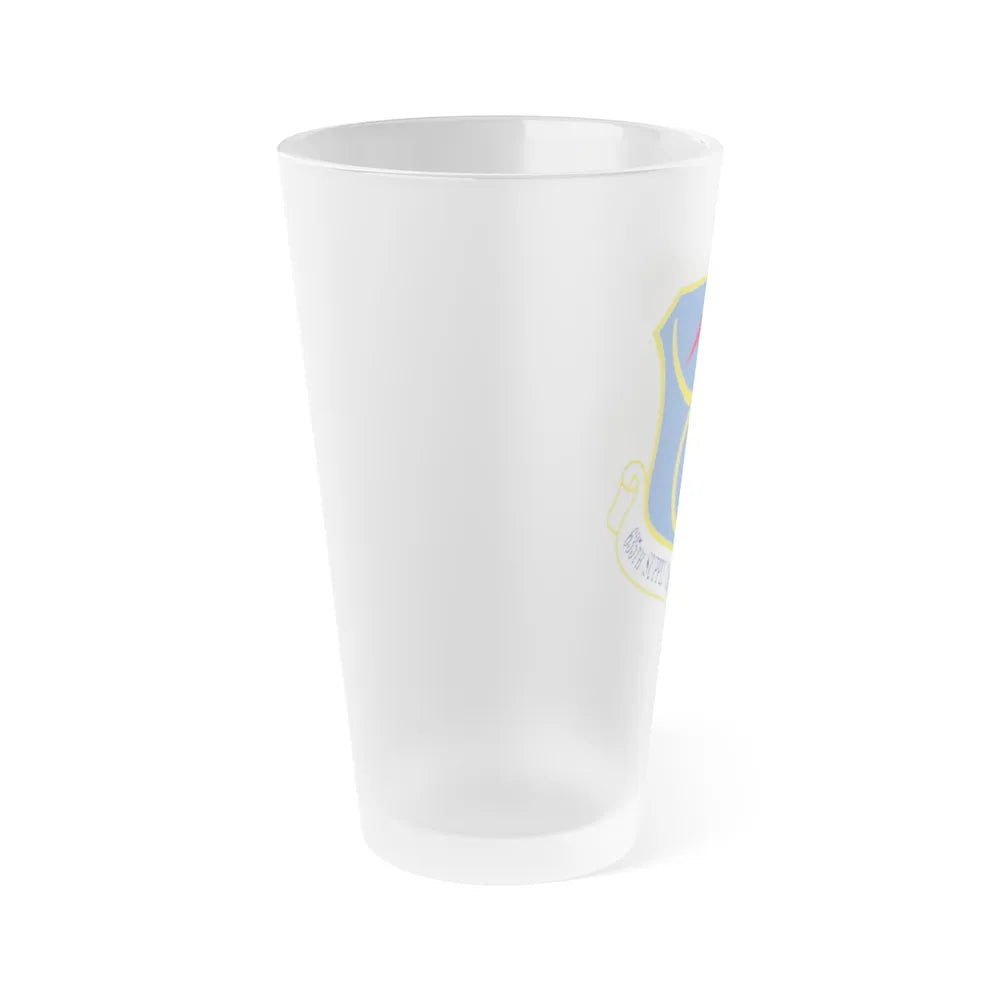 635th Supply Chain Operations Wing (U.S. Air Force) Frosted Pint Glass 16oz-Go Mug Yourself