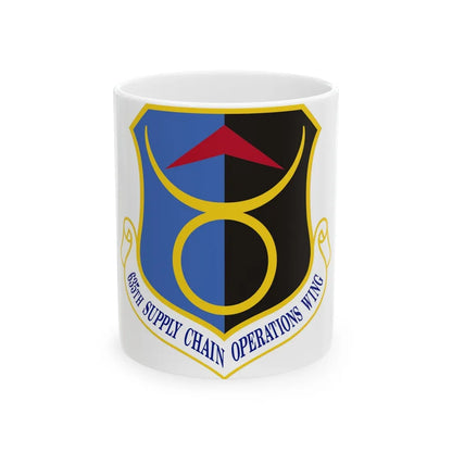 635th Supply Chain Operations Wing (U.S. Air Force) White Coffee Mug-11oz-Go Mug Yourself