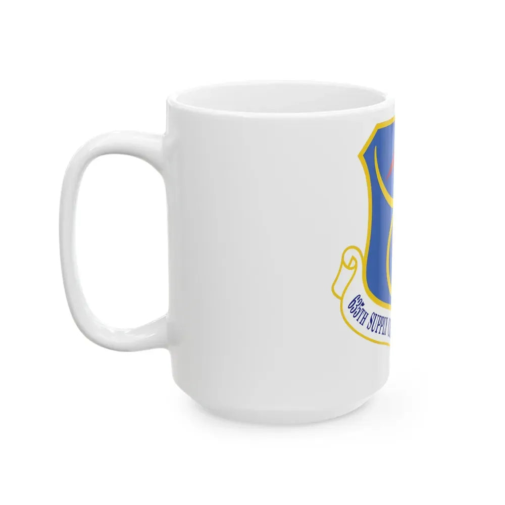 635th Supply Chain Operations Wing (U.S. Air Force) White Coffee Mug - Go Mug Yourself