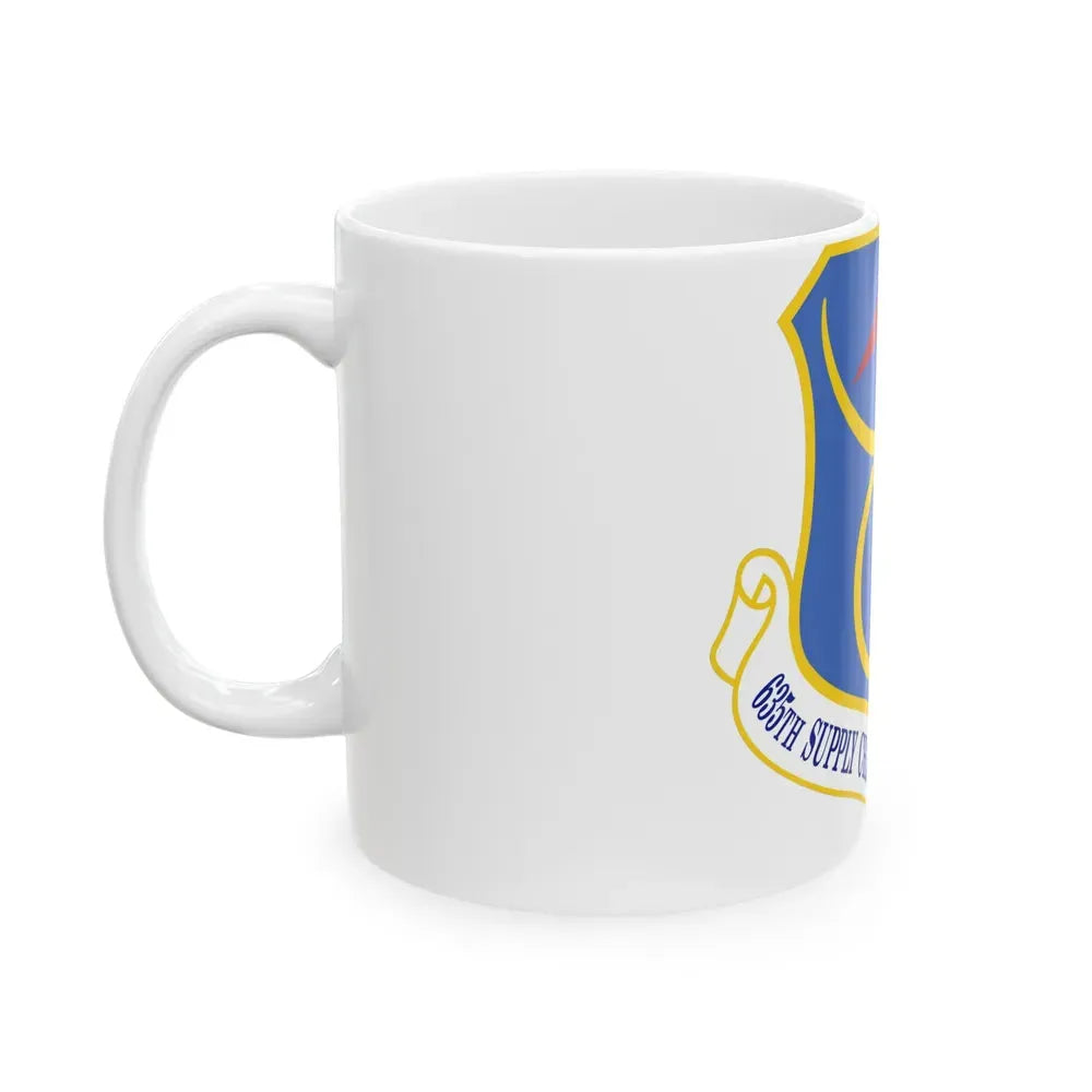 635th Supply Chain Operations Wing (U.S. Air Force) White Coffee Mug - Go Mug Yourself
