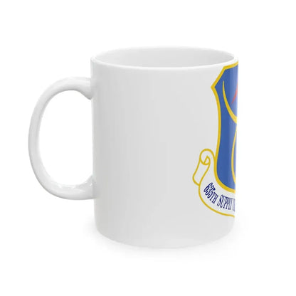 635th Supply Chain Operations Wing (U.S. Air Force) White Coffee Mug - Go Mug Yourself