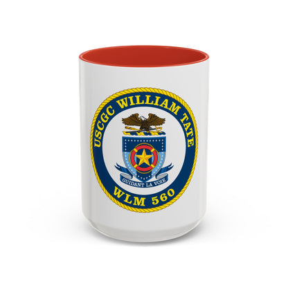 USCGC William Tate WLM 560 (U.S. Coast Guard) Accent Coffee Mug