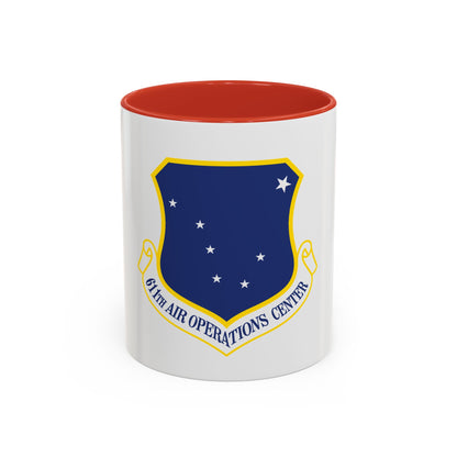 611th AOC (U.S. Air Force) Accent Coffee Mug