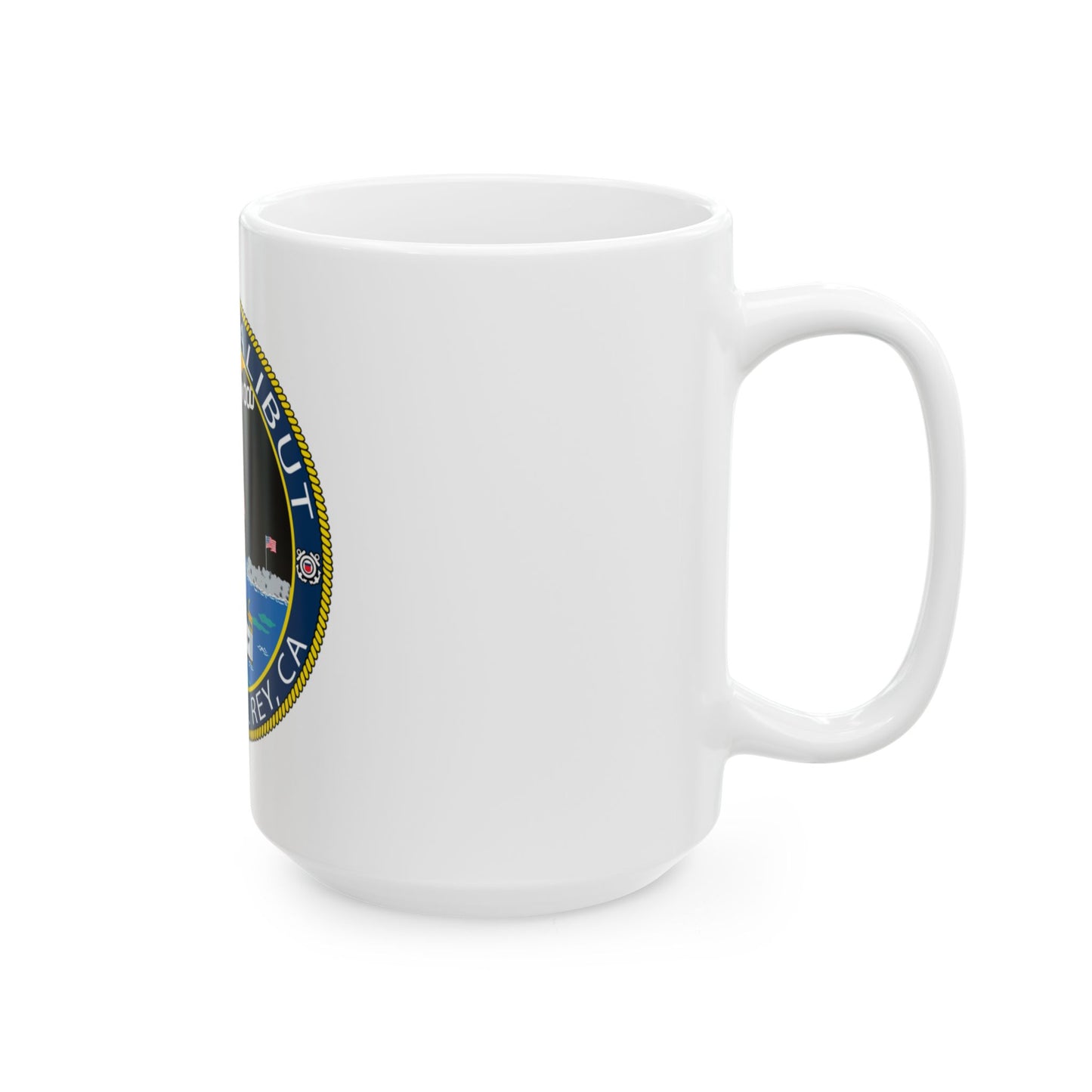 USCG Halibut Marina Del Ray CA (U.S. Coast Guard) White Coffee Mug