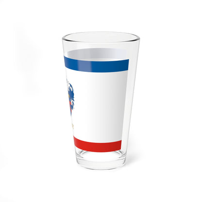 Flag of Epleny (Hungary) Pint Glass 16oz