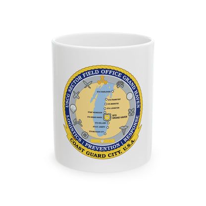 USCG Sector Field Office Grand Haven (U.S. Coast Guard) White Coffee Mug