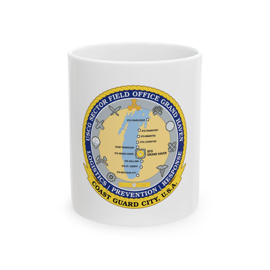 USCG Sector Field Office Grand Haven (U.S. Coast Guard) White Coffee Mug