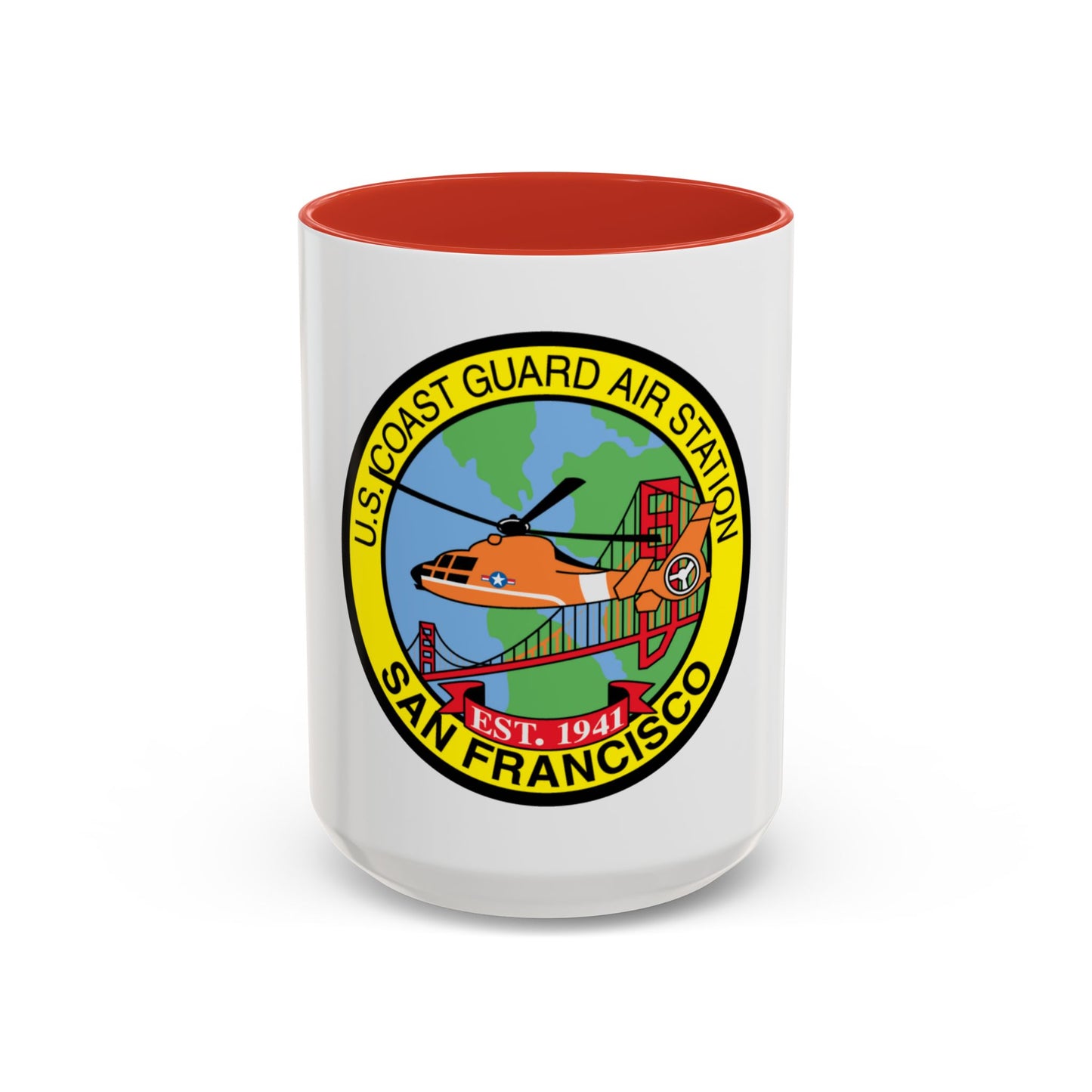 USCG Air Station San Francisco (U.S. Coast Guard) Accent Coffee Mug