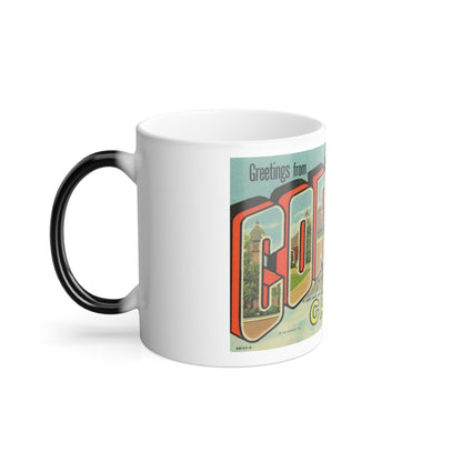Greetings from Cordele GA (Greeting Postcards) Color Changing Mug 11oz