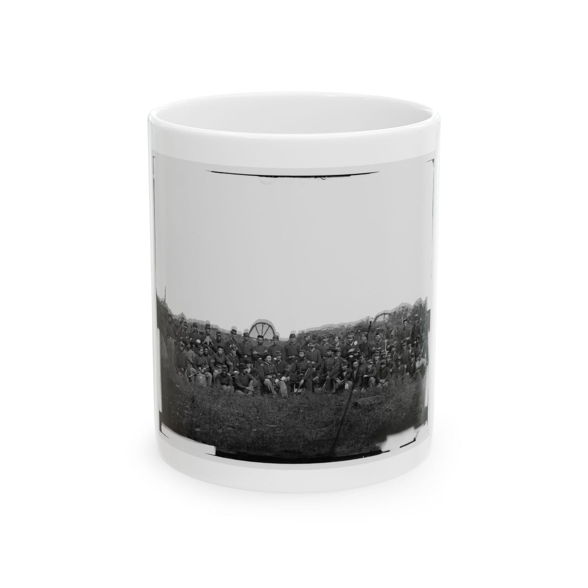 Bealeton, Virginia. Company K, 93d New York Infantry. (Morgan Rifles) (U.S. Civil War) White Coffee Mug