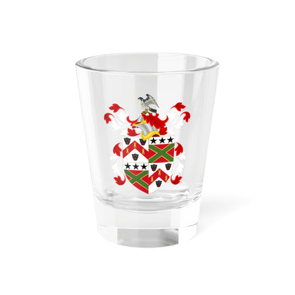 Coat of Arms of Edward Andros (United States) (Coat of Arms) Shot Glass 1.5oz