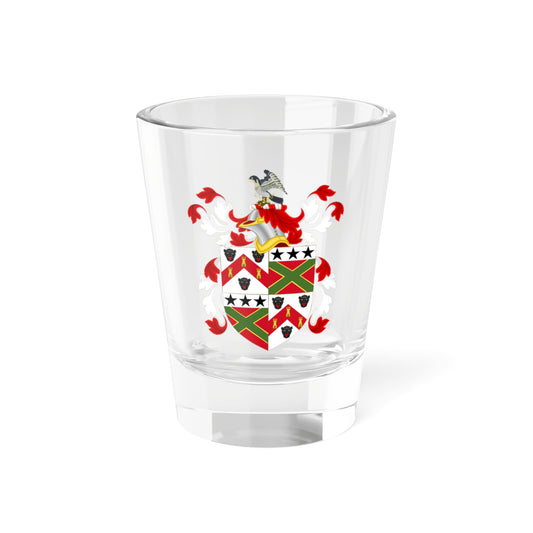 Coat of Arms of Edward Andros (United States) (Coat of Arms) Shot Glass 1.5oz