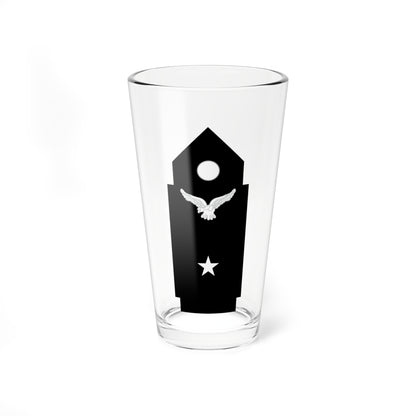 SS.OO.4.  COM   CASACA   (Chile) (Military Rank) Pint Glass 16oz