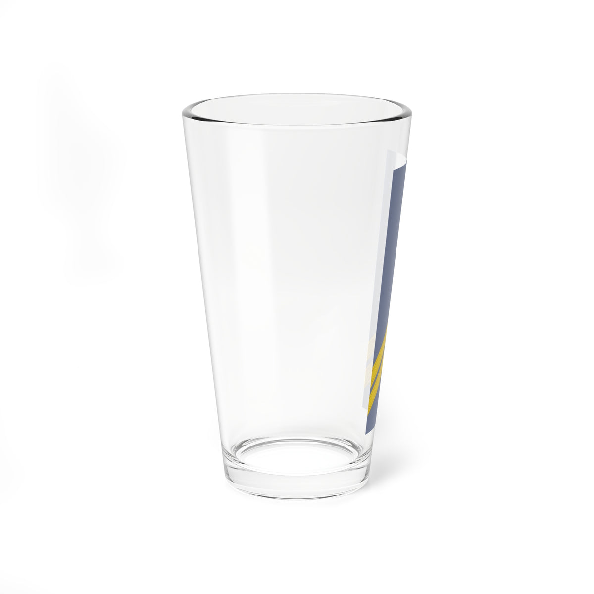 French Army sleeves OR 6 (Military Rank) Pint Glass 16oz