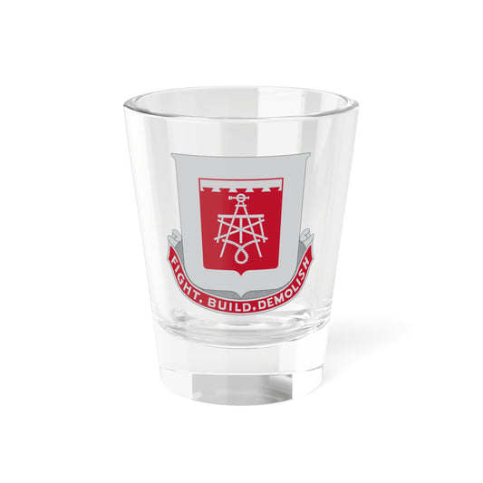 Verre à liqueur du 330e bataillon du génie (armée américaine) 1,5 oz