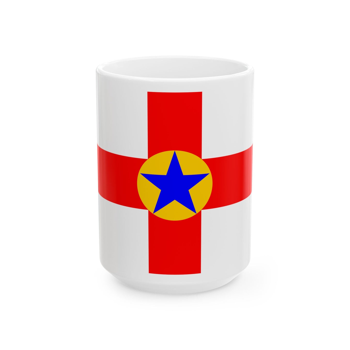 Flag of Mosta 1993 to 2007 Malta - White Coffee Mug