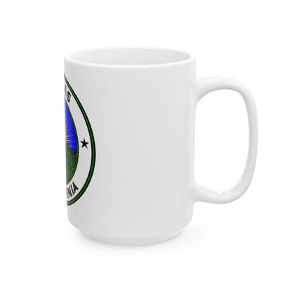 Seal of Salinas California - White Coffee Mug