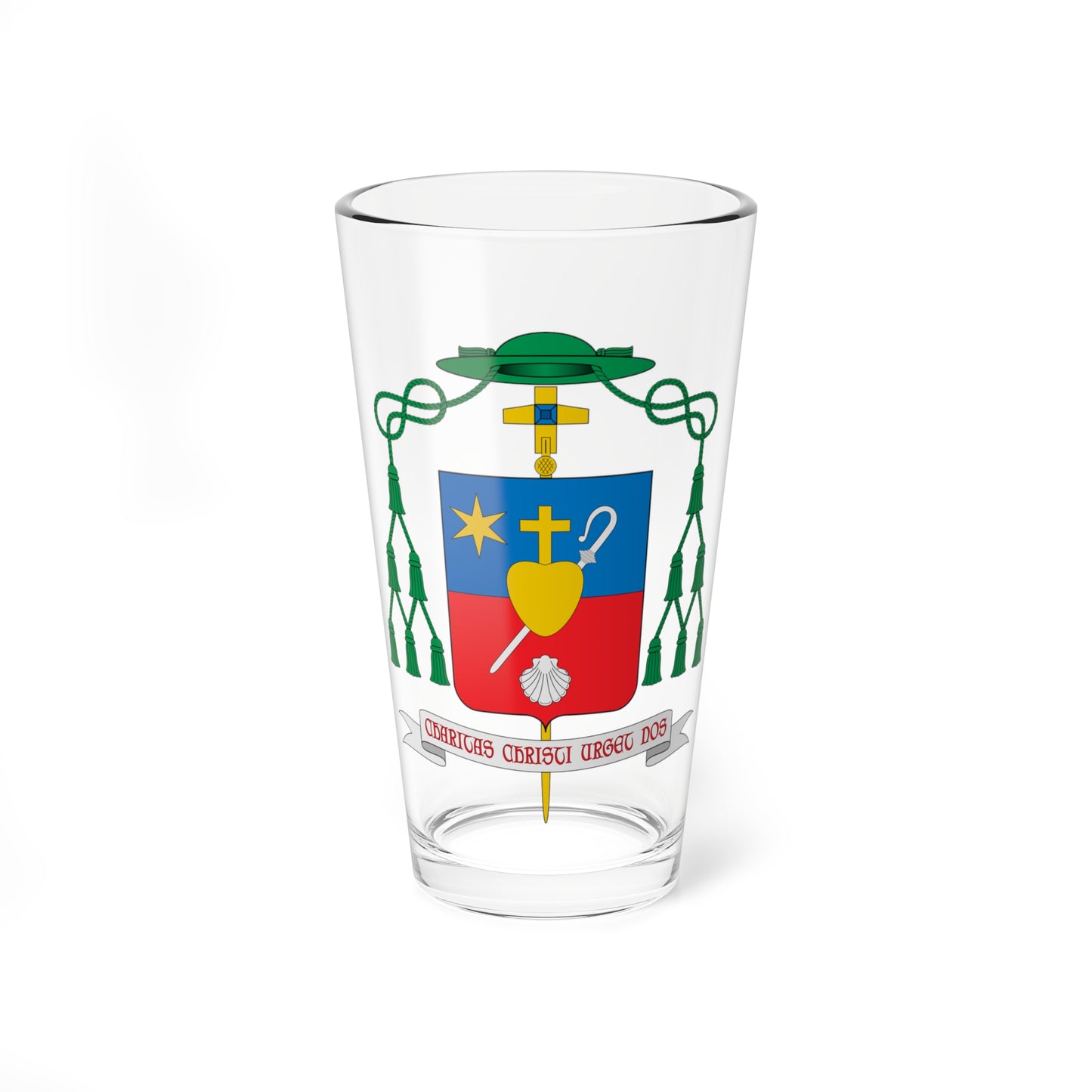 Escudo de Armando Bucciol (Spain) (Coat of Arms) Pint Glass 16oz