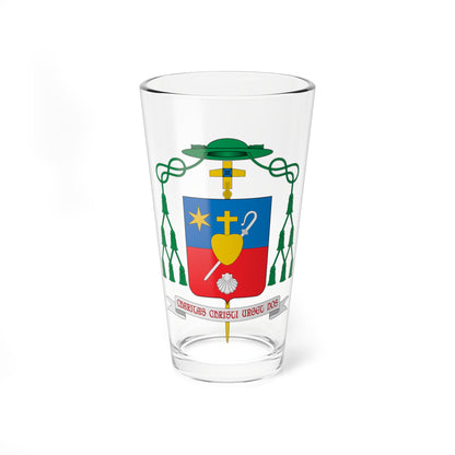 Escudo de Armando Bucciol (Spain) (Coat of Arms) Pint Glass 16oz