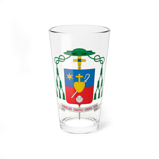 Escudo de Armando Bucciol (Spain) (Coat of Arms) Pint Glass 16oz