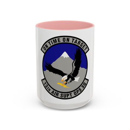 13 Air Support Operations Squadron ACC (U.S. Air Force) Accent Coffee Mug