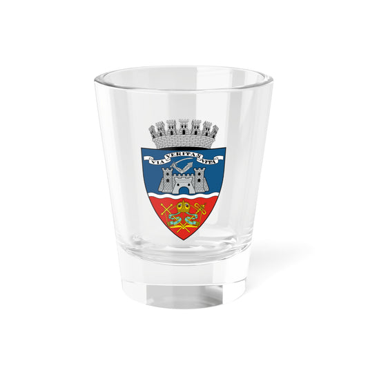 Coa Romania Town Arad (Oman) (Coat of Arms) Shot Glass 1.5oz