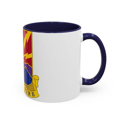 593rd Field Artillery Battalion (U.S. Army) Accent Coffee Mug