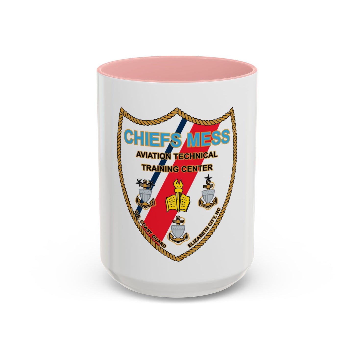 Chiefs Mess ATTC USCGC Elizabeth City NC (U.S. Coast Guard) Accent Coffee Mug