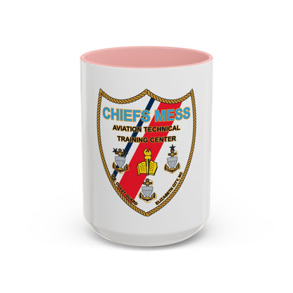 Chiefs Mess ATTC USCGC Elizabeth City NC (U.S. Coast Guard) Accent Coffee Mug